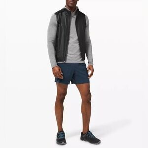 Lululemon | Fast and Free Running Vest Black Obsidian Wind & Water Resistant LRG